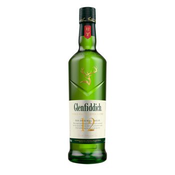 Whisky Glenfiddich Single Malt 12 años 750 ml