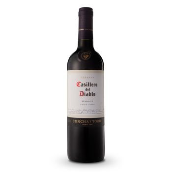 Vino Tinto Casillero Del Diablo Merlot 750 ml