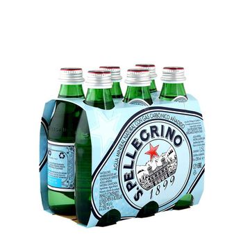 Agua San Pellegrino Paq 6X 250Ml 1500 ml