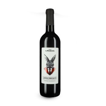 Vino Tinto Redonda Liebre Por Gato Cab Sauv 750 ml
