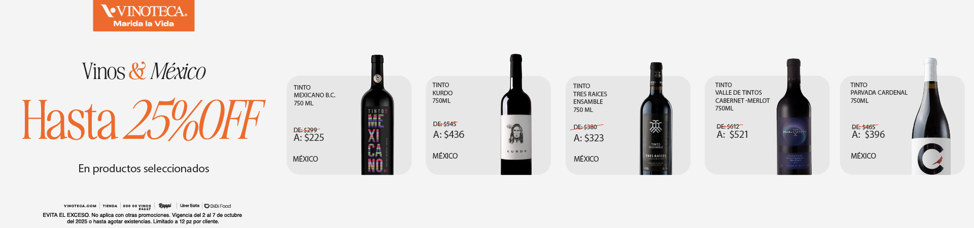 Vinoteca | Vinos Mexicanos