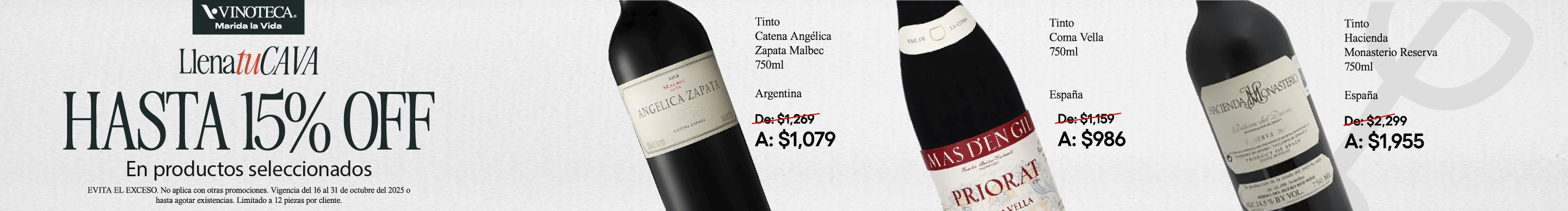 Vinoteca | Llena tu cava