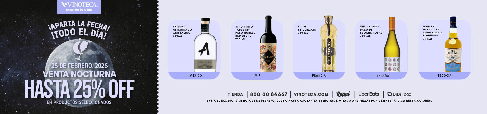 Vinoteca | Venta Nocturna