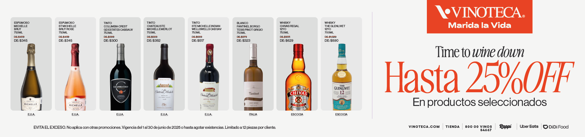 Vinoteca | Promociones del mes