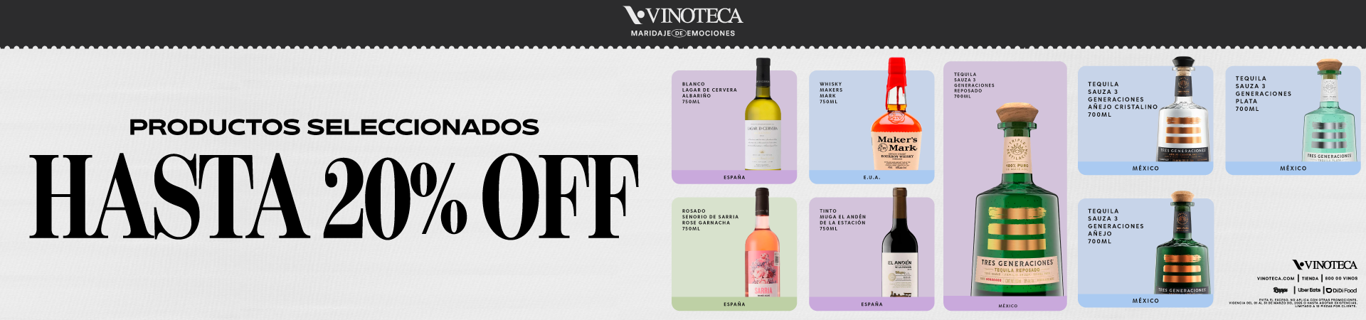 Vinoteca | Promociones del mes