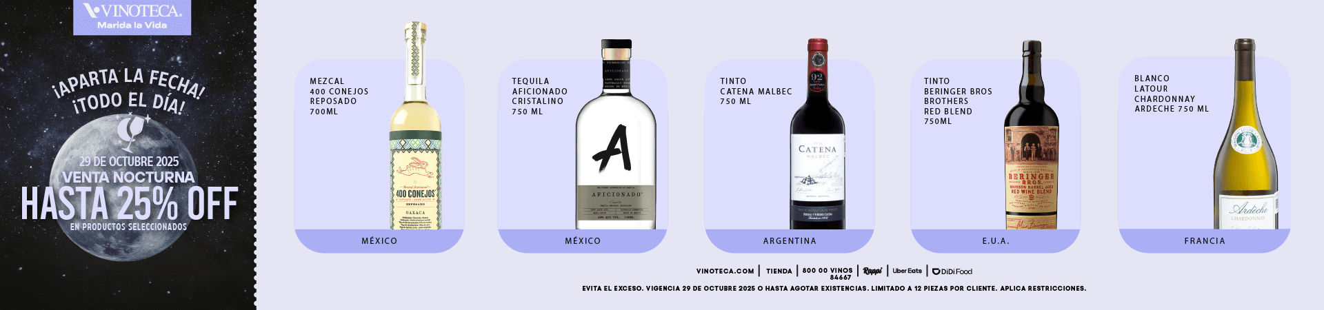 Vinoteca | Venta Nocturna