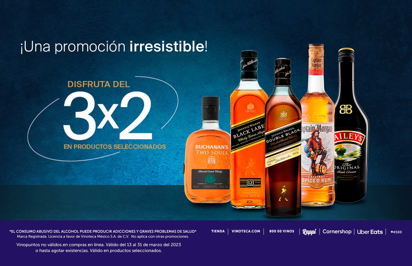 Vinoteca  |  3x2 en Producto Seleccionado